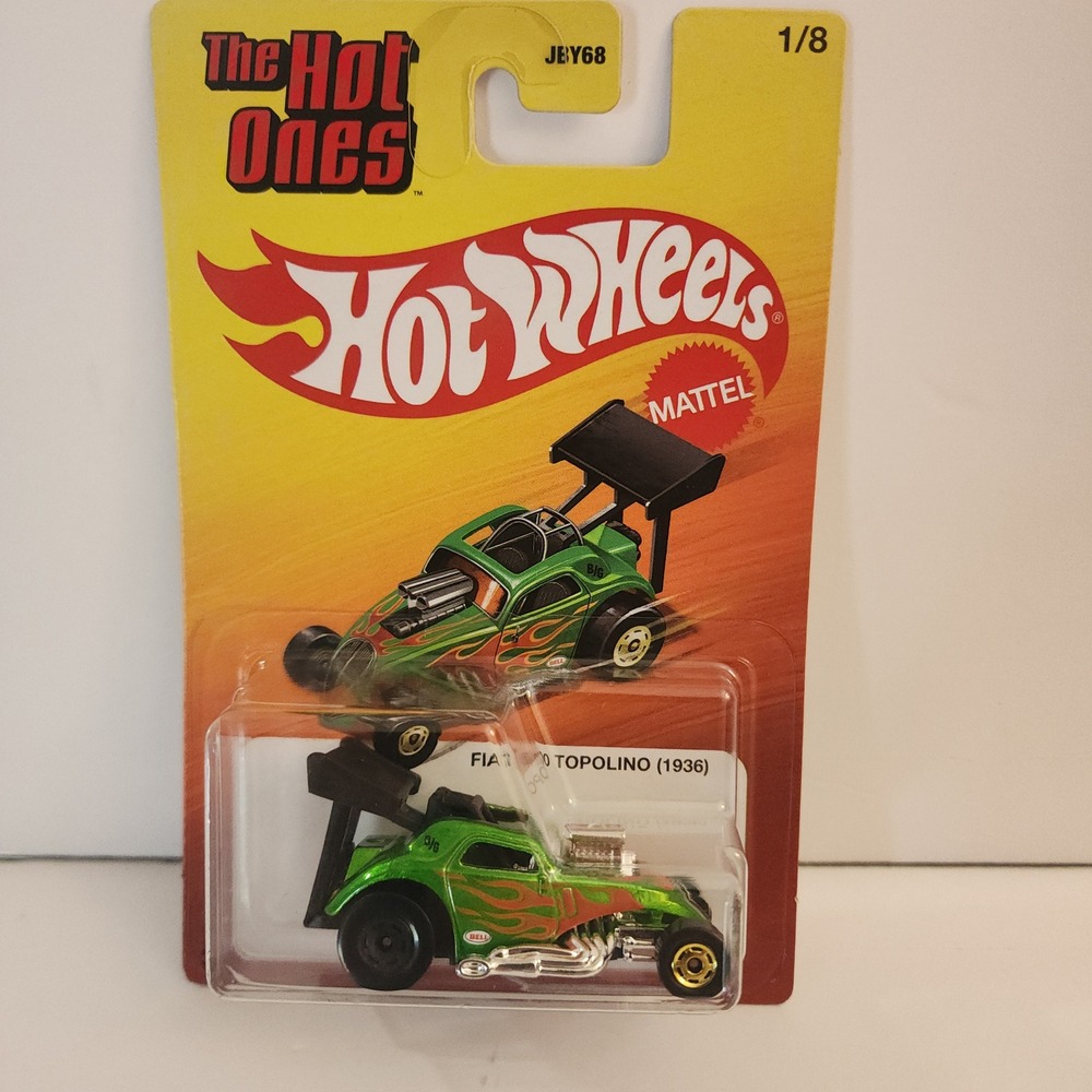 Hot Wheels The Hot Ones Fiat 500 Topolino 1936 Green JBY68 Error Car